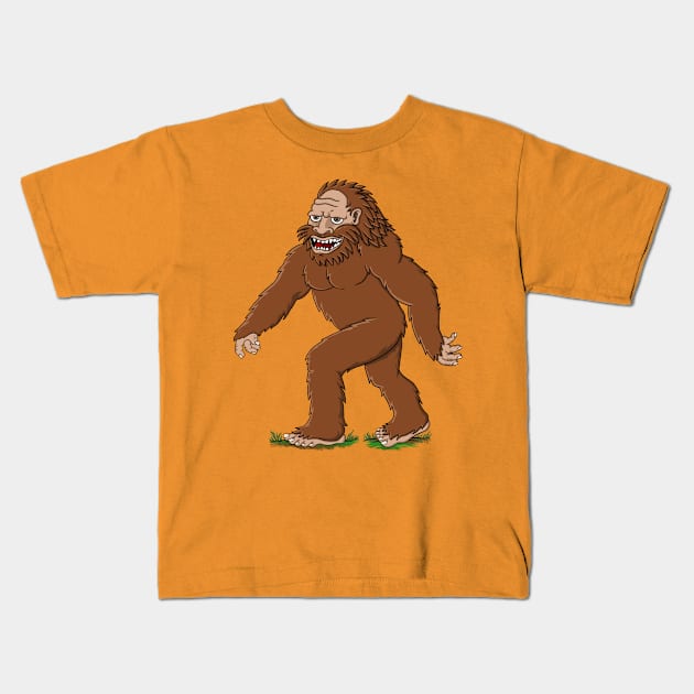 Sasquatch Kids T-Shirt by Moe Tees